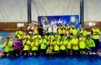 A special workshop on Common Yoga Protocol (CYP) was organised by the Embassy for the Iraqi men & women cyclist team in collaboration with the Ministry of Youth and Sports on 12th June
